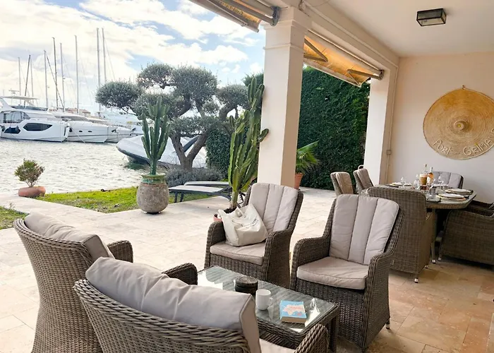 Maison Moderne Avec Amarrage Prive - Port - Fr-1-868-34 * Grimaud
